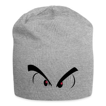 mal aux yeux - Bonnet en jersey - gris chiné - Devant