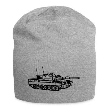 Panzer Leopard 2 - Jersey-Beanie - Grau meliert - Vorne