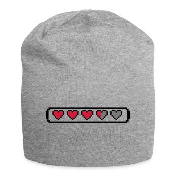 Life bar - Jersey Beanie - heather grey - Front