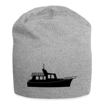 Boat de - Jersey-Beanie - Grau meliert - Vorne