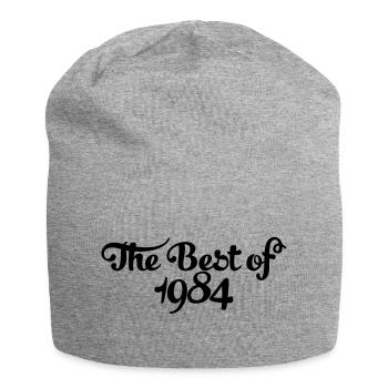 Geburtstag - Birthday - the best of 1984 (fr) - Bonnet en jersey - gris chiné - Devant