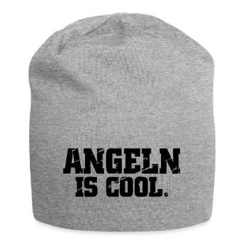 Angeln - Jersey-Beanie - Grau meliert - Vorne
