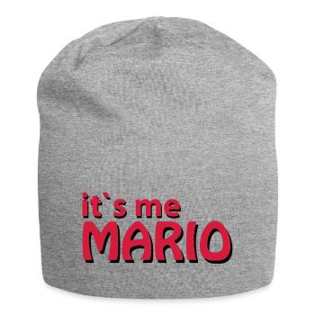 Mario - Jersey-Beanie - Grau meliert - Vorne