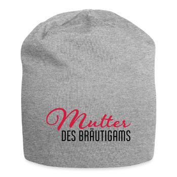 mutter des braeutigams - Jersey-Beanie - Grau meliert - Vorne