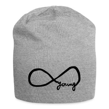 infinity_young - Jersey-Beanie - Grau meliert - Vorne