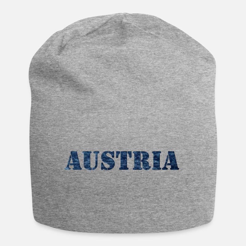 AUSTRIA - Jersey-Beanie - Grau meliert