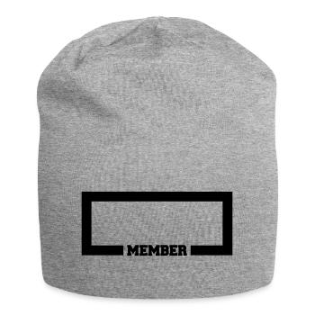 Member - Jersey Beanie - heather grey - Front