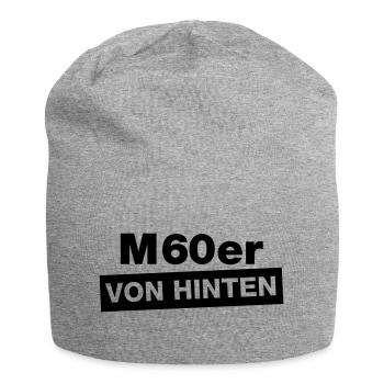 M60er Von Hinten - Jersey-Beanie - Grau meliert - Vorne
