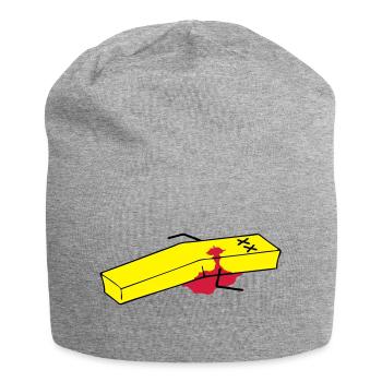 Pommes - Jersey-Beanie - Grau meliert - Vorne