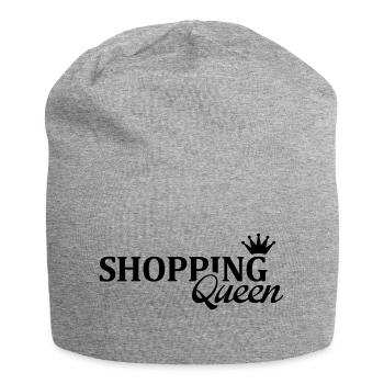 shopping_queen_f1 - Jersey Beanie - heather grey - Front