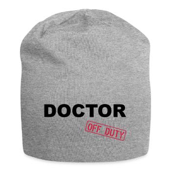 Doctor Off Duty - Bonnet en jersey - gris chiné - Devant