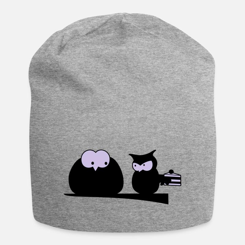 Mein Kuchen - Jersey-Beanie - Grau meliert