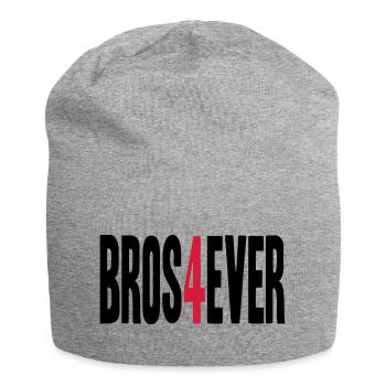 Bros 4 Ever - Jersey Beanie - heather grey - Front