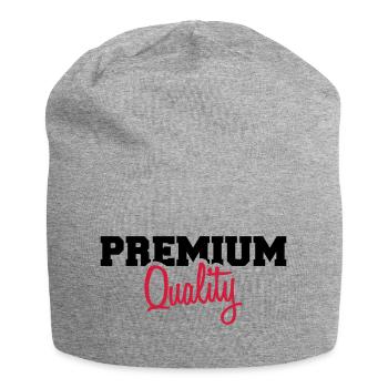 Cool Premium Quality Design - Jersey Beanie - heather grey - Front