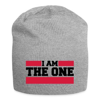 i_am_the_one - Jersey Beanie - heather grey - Front