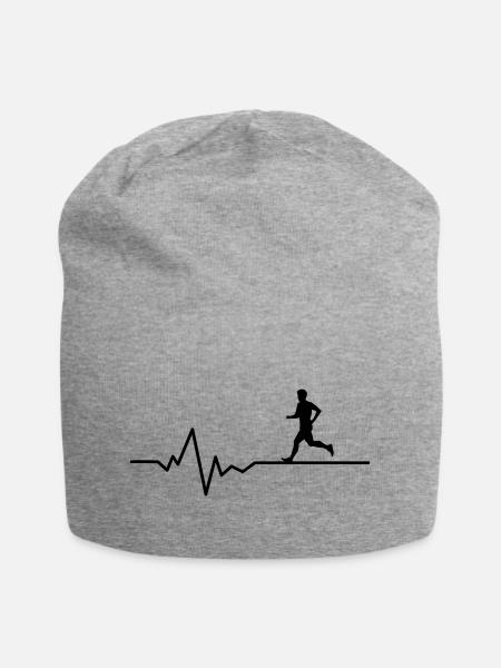 Jogger Puls - Jersey-Beanie - Grau meliert