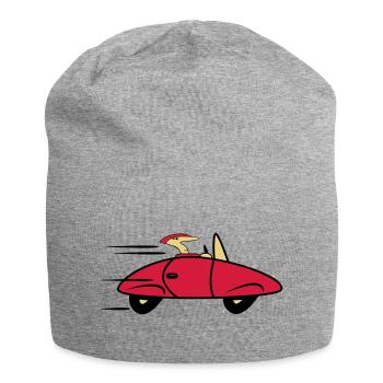 Auto Sportwagen schnell Wagen - Jersey-Beanie - Grau meliert - Vorne