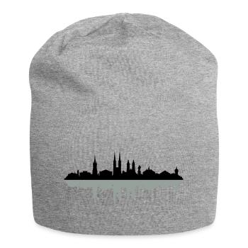 Skyline Halle Schatten - Jersey-Beanie - Grau meliert - Vorne