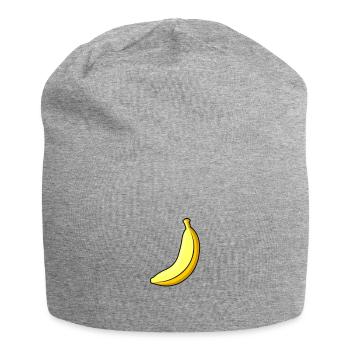 Banana Banane - Jersey-Beanie - Grau meliert - Vorne