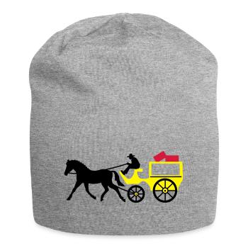 entraîneur - Bonnet en jersey - gris chiné - Devant