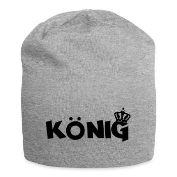 koenig - Jersey-Beanie - Grau meliert - Vorne