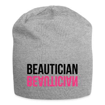 Esthéticienne / Esthétique / Beauté / Esthétique - Bonnet en jersey - gris chiné - Devant