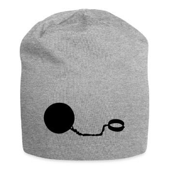 boulet chaine - Bonnet en jersey - gris chiné - Devant