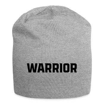 Warrior Krieger Typo - Jersey-Beanie - Grau meliert - Vorne