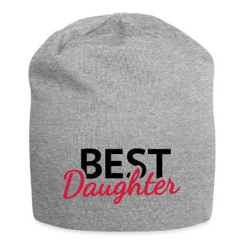 Best Daughter - Jersey Beanie - heather grey - Front
