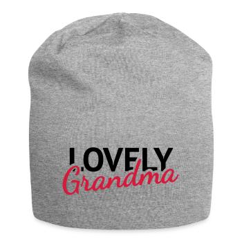 Lovely Grandma - Jersey-Beanie - Grau meliert - Vorne