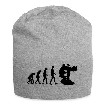 Cameraman / Camera / Video / Cadreur - Bonnet en jersey - gris chiné - Devant