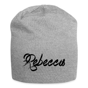 Rebecca - Bonnet en jersey - gris chiné - Devant