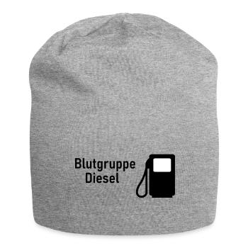 Blutgruppe Diesel - Jersey-Beanie - Grau meliert - Vorne