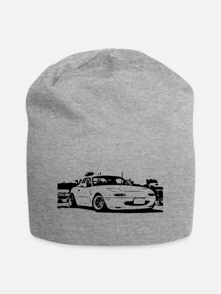mx5 mk1 - Jersey-Beanie - Grau meliert