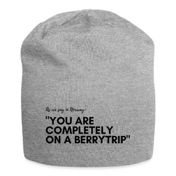 Ganz auf Bærtur - Jersey-Beanie - Grau meliert - Vorne