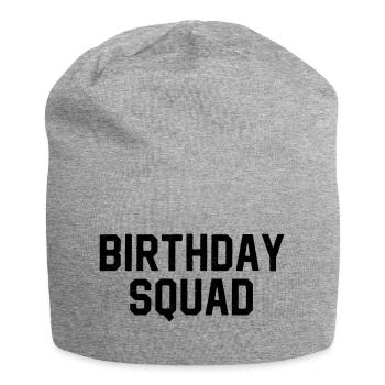 Birthday Squad - Jersey-Beanie - Grau meliert - Vorne