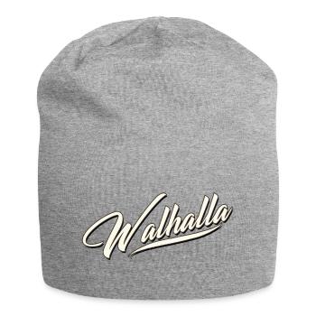 walhalla odin thor viking viking autocollant chemise - Bonnet en jersey - gris chiné - Devant