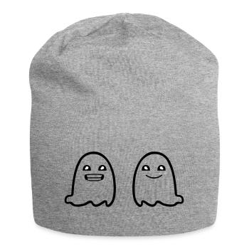 Fantômes - Bonnet en jersey - gris chiné - Devant