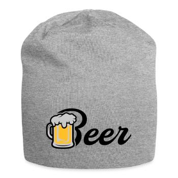 Bière Maßkrug - Bonnet en jersey - gris chiné - Devant