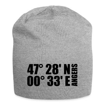 Angers coordinates - Jersey Beanie - heather grey - Front