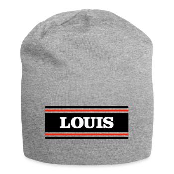 LOUIS - Bonnet en jersey - gris chiné - Devant