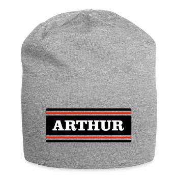 ARTHUR - Bonnet en jersey - gris chiné - Devant