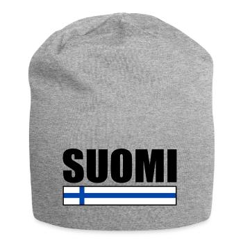 Finland - Jersey Beanie - heather grey - Front