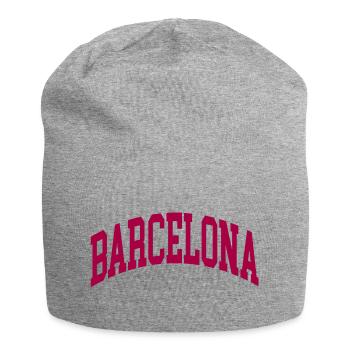 Barcelona - Jersey Beanie - heather grey - Front