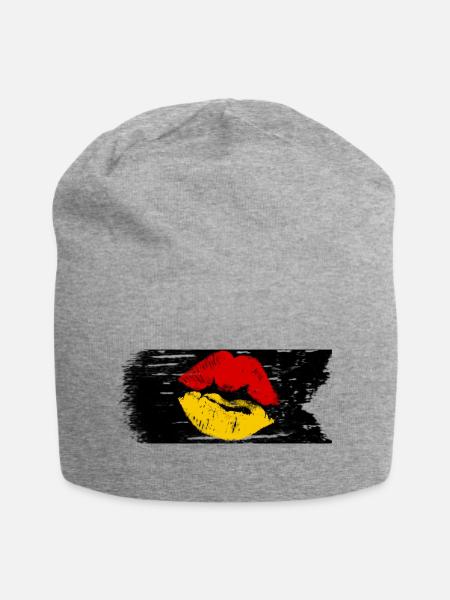 Ich Liebe Deutschland - Jersey-Beanie - Grau meliert