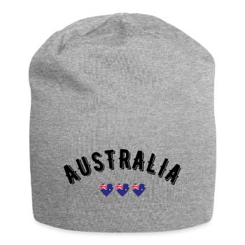 Australien - Jersey-Beanie - Grau meliert - Vorne