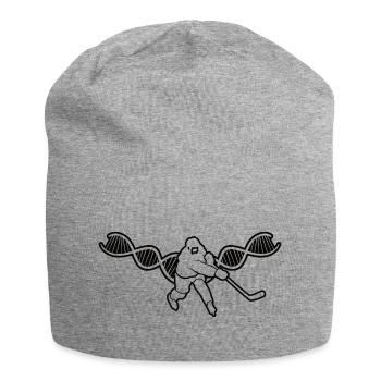 Joueurs de hockey sur glace Équipe de hockey sur glace Fan de hockey Hockey sur glace - Bonnet en jersey - gris chiné - Devant