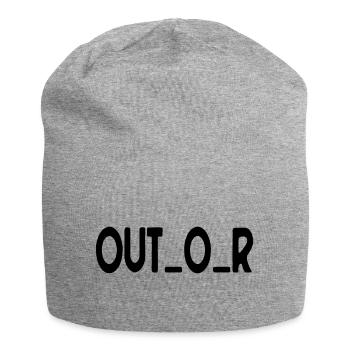 Outdoor - Jersey-Beanie - Grau meliert - Vorne