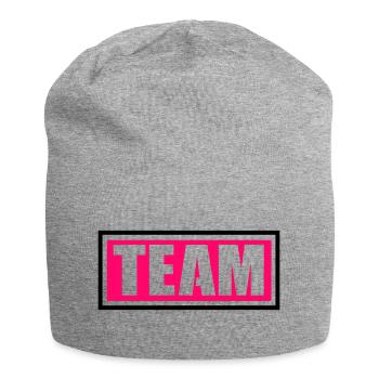 équipe - Bonnet en jersey - gris chiné - Devant