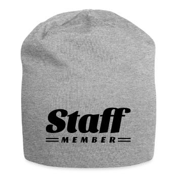 staff member - Jersey Beanie - heather grey - Front